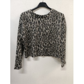new look leopardimustriline kampsun eest